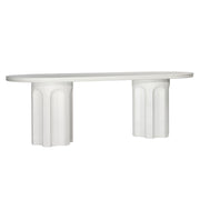 Caitie - Outdoor Dining Table - White