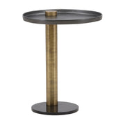 Yara - Side Table - Black And Gold