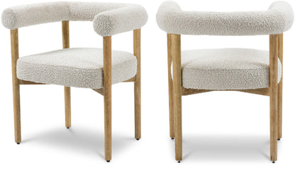 Hyatt - Dining Chair, Wood Legs