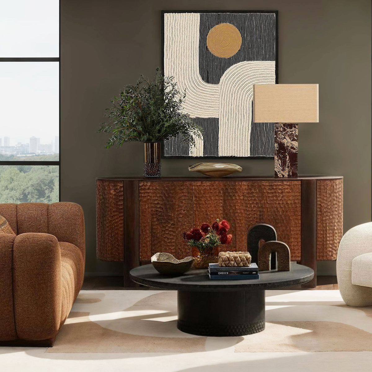 Vota - Wall Art - Black And Beige