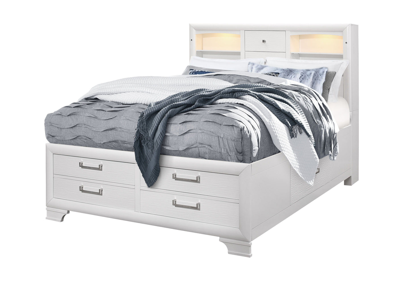 Jordyn - Queen Bed - White