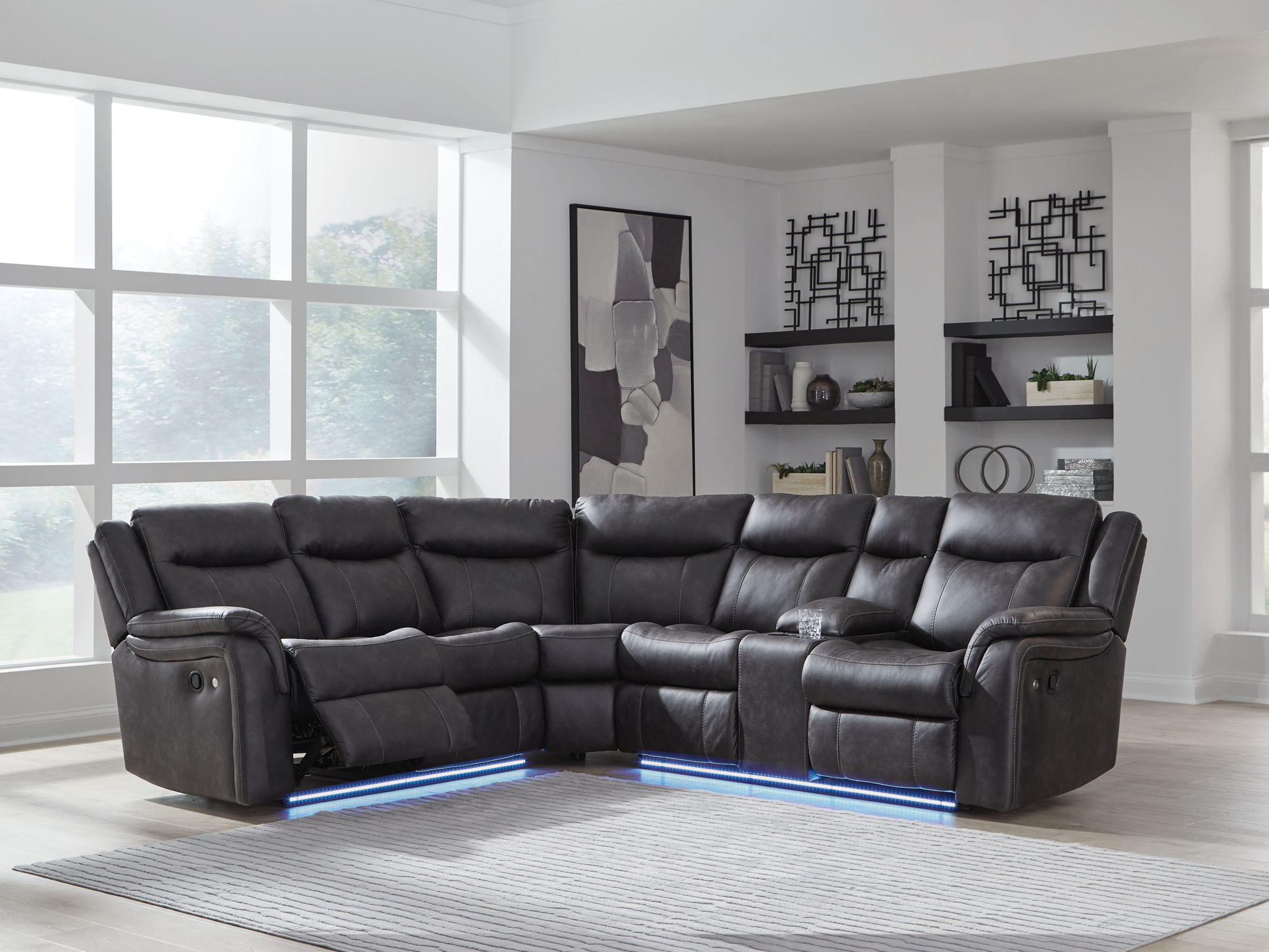 Sultan Meadow 2-Piece Reclining Sectional - Thumbnail 2