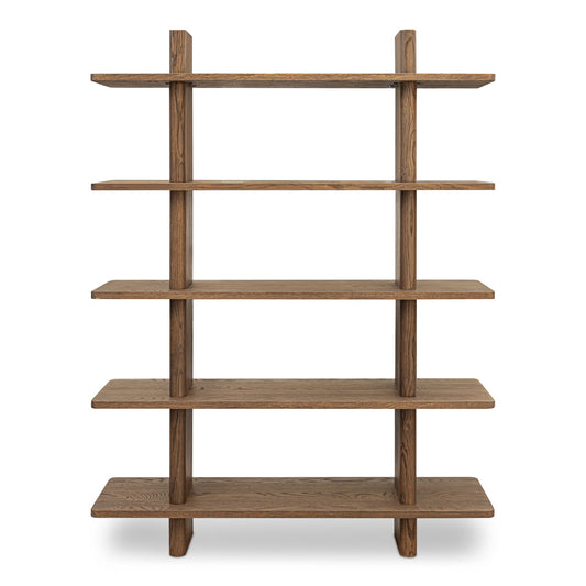Casey - Large Standard Bookcase - Dark Brown