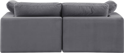 Comfy - Velvet Modular Sofa 2 Seats