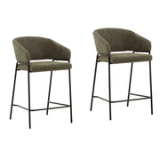 Cathey - Counter Stool (Set of 2) - Olive