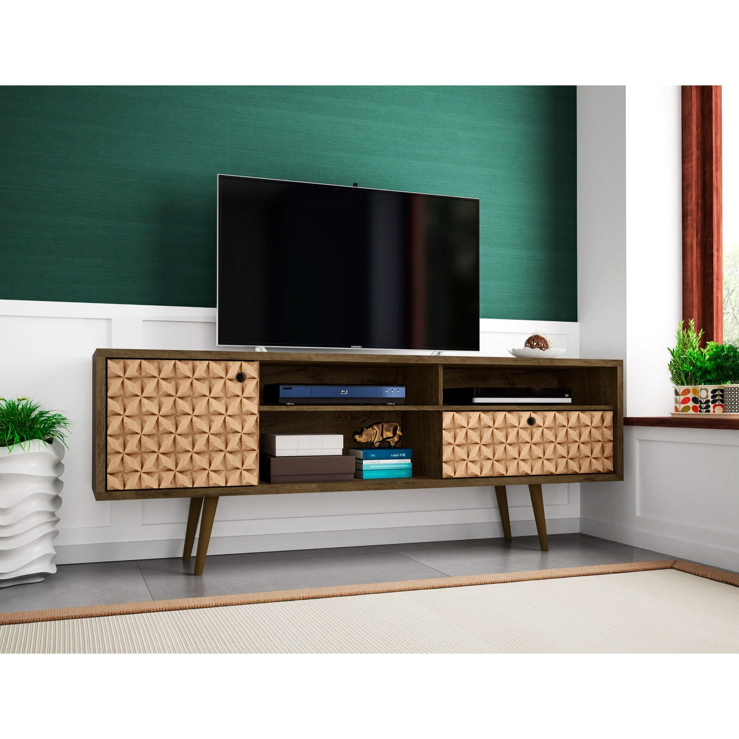 Liberty - TV Stand With 3 Open Shelves
