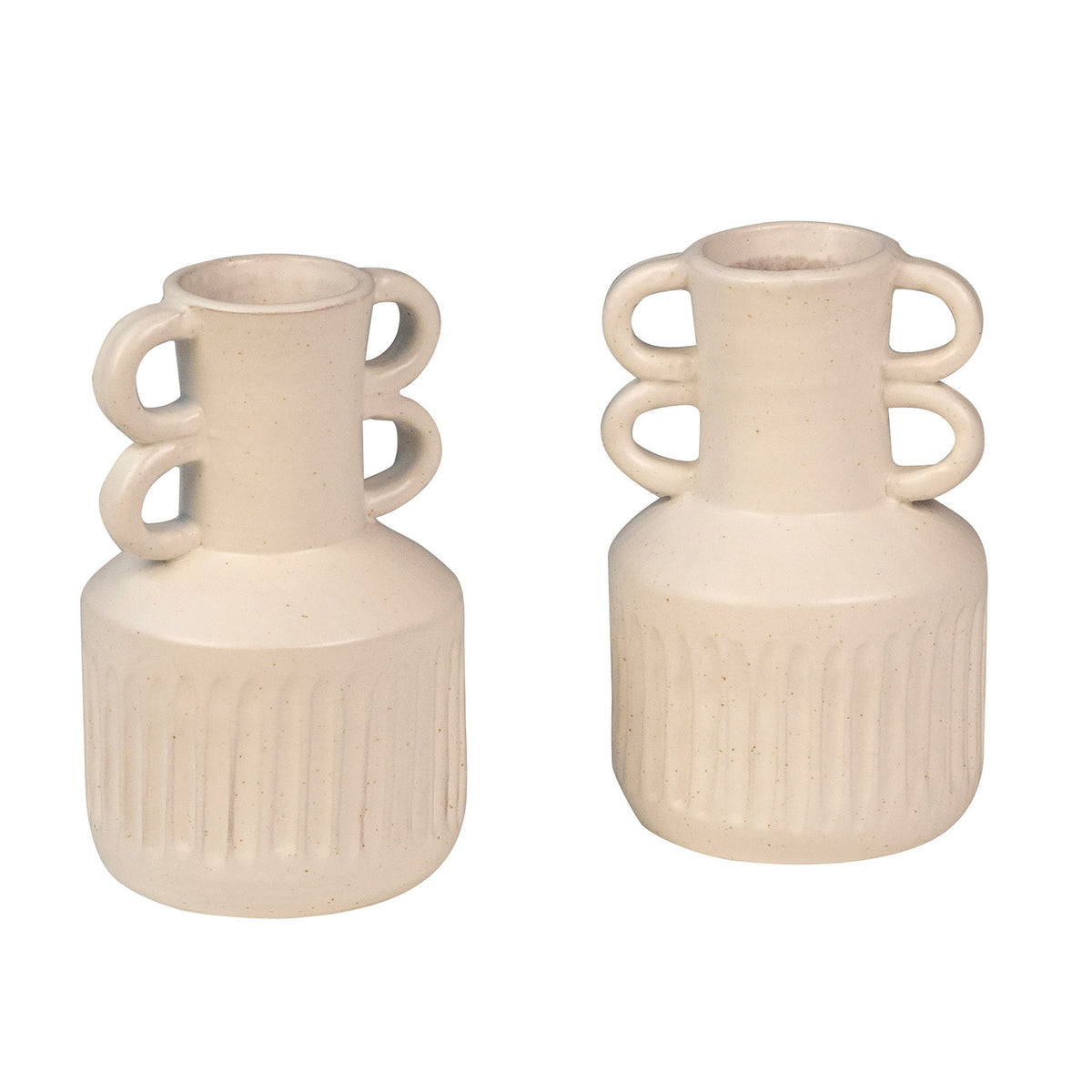 Atticus - Vase (Set of 2) - Off White