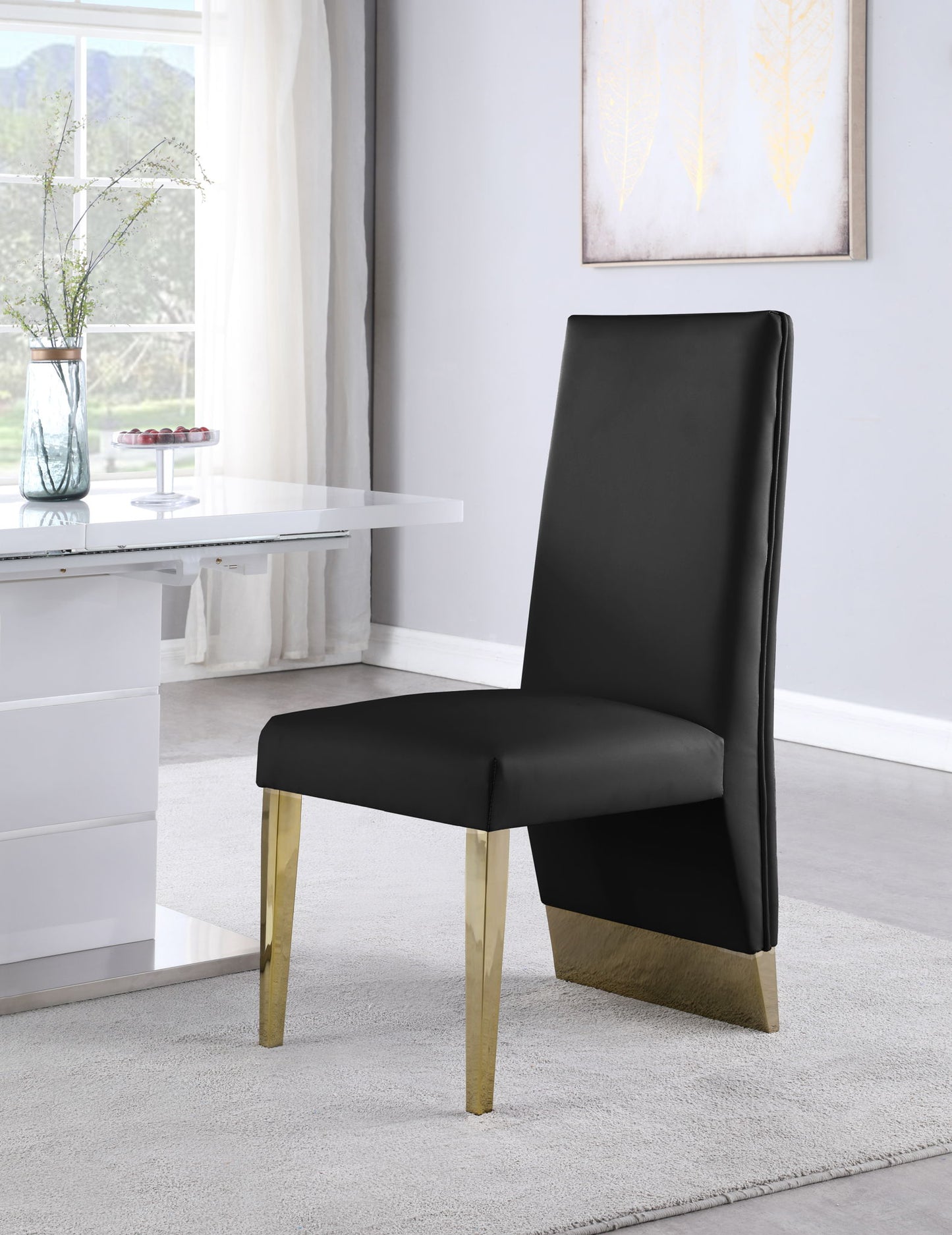 Porsha - Dining Chair (Set of 2) - Gold Base