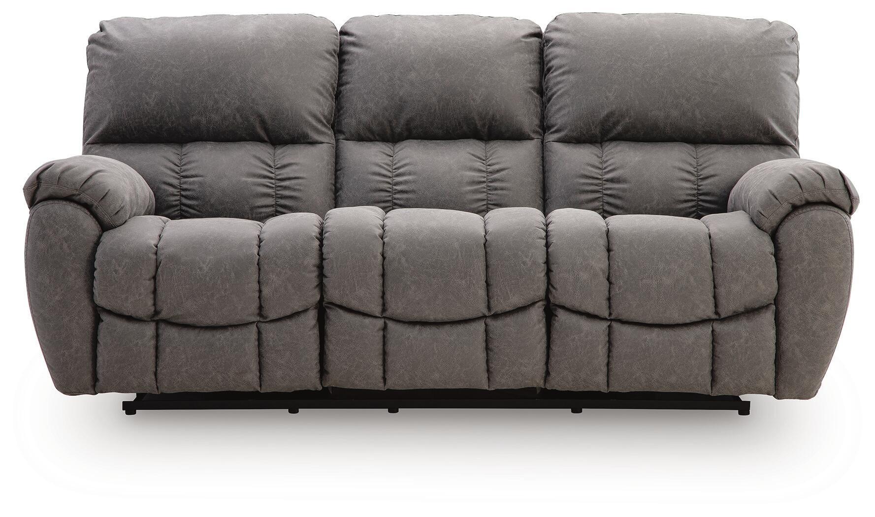 Bakerstein - Power Recline Sofa With Adjustable Headrest - Galaxy