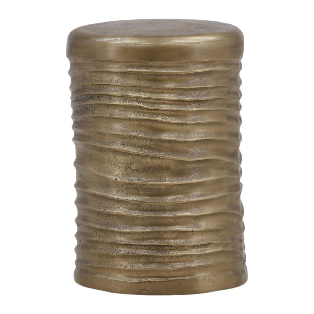 Galen - End Table - Antique Brass