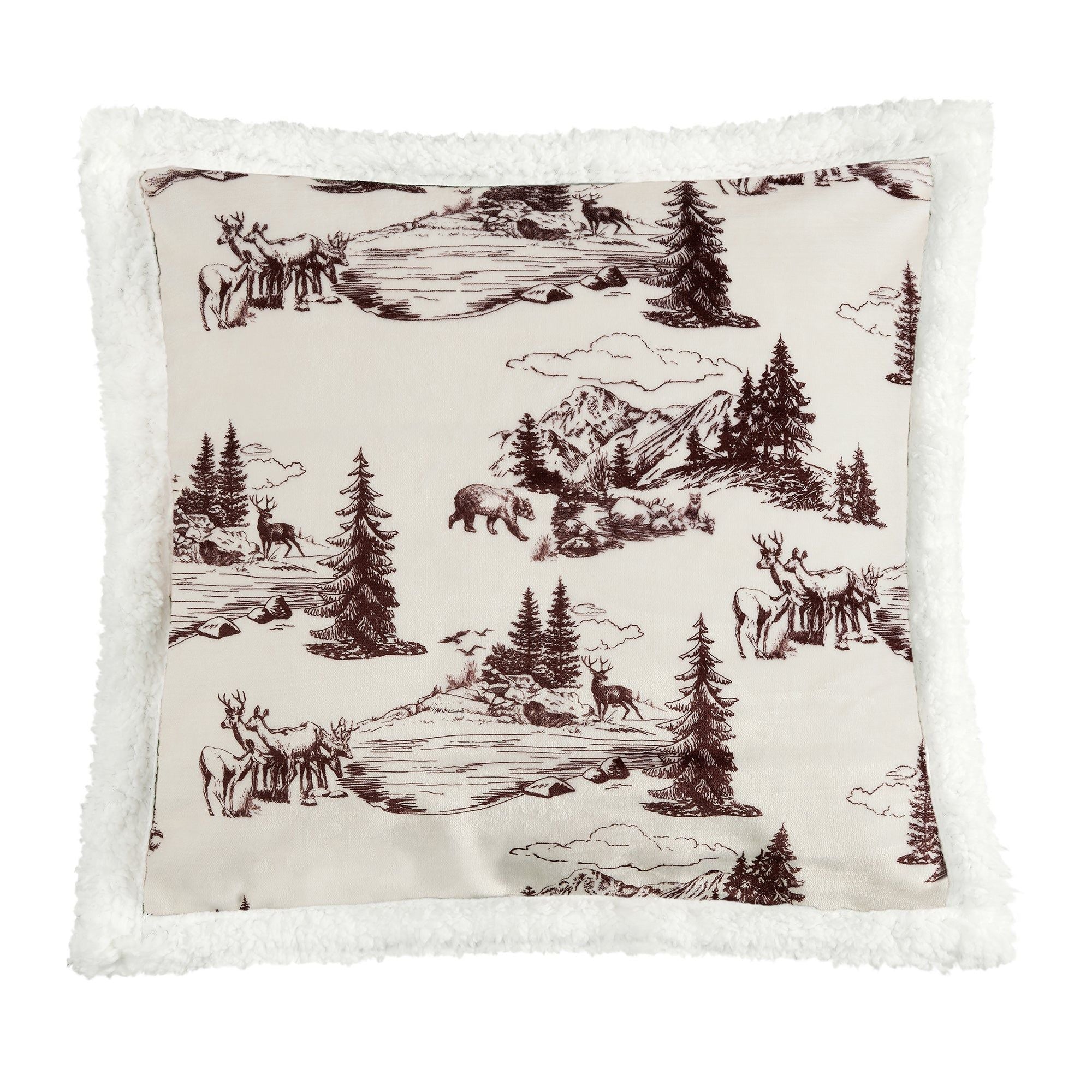 Campfire Pottery Sherpa Pillow - Thumbnail 3