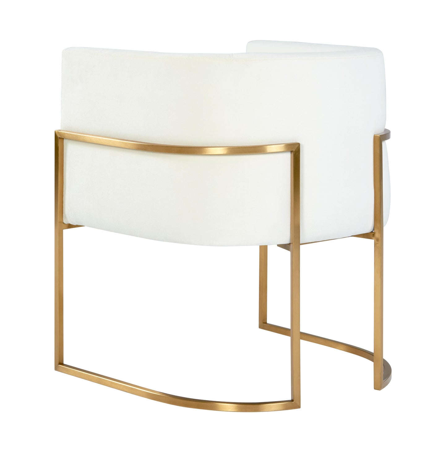 Giselle - Velvet Dining Chair Gold Leg