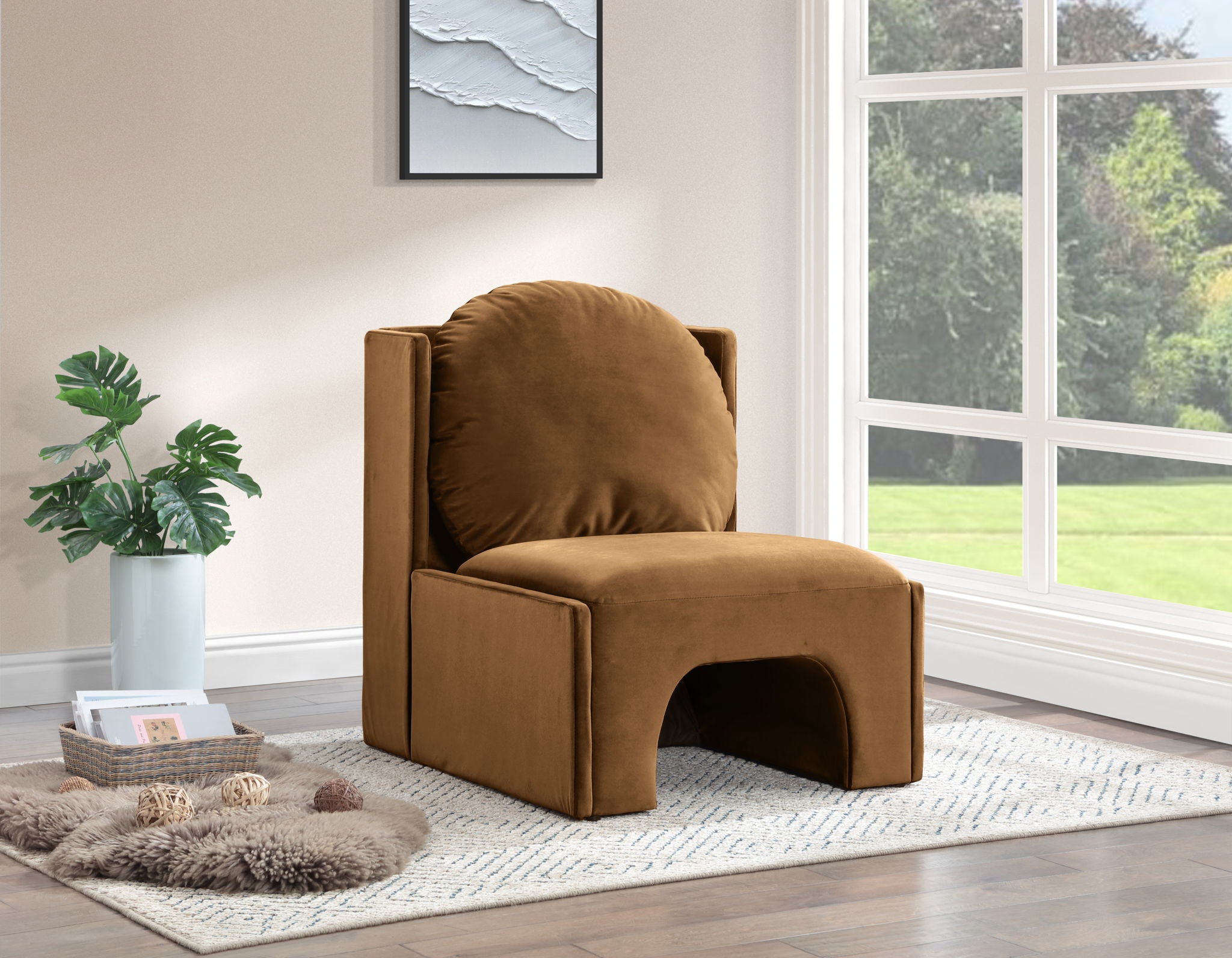 Sigma - Velvet Accent Chair