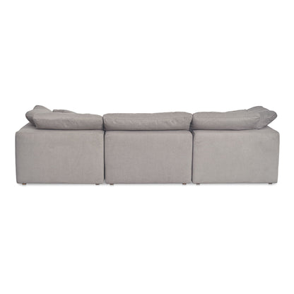 Clay - Performance Fabric Modular Sofa - Light Gray