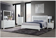 Luccia - 5 Piece Queen Bedroom Set With LED - White