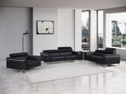 1140 - 3-Piece Sofa Set With Adjustable Headrest