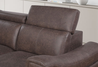 U6638 - Pull Out Sofa Bed - Dark Brown