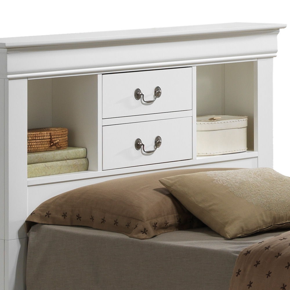 Glory Furniture - Louis Phillipe - Bookcase Storage Bed