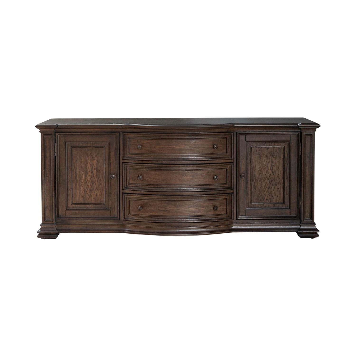 Provence Park - 78" TV Console - Chateau Brown