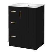 Bathroom Vanity With Under Mount Sink, 2 Drawers And Soft Closing Door