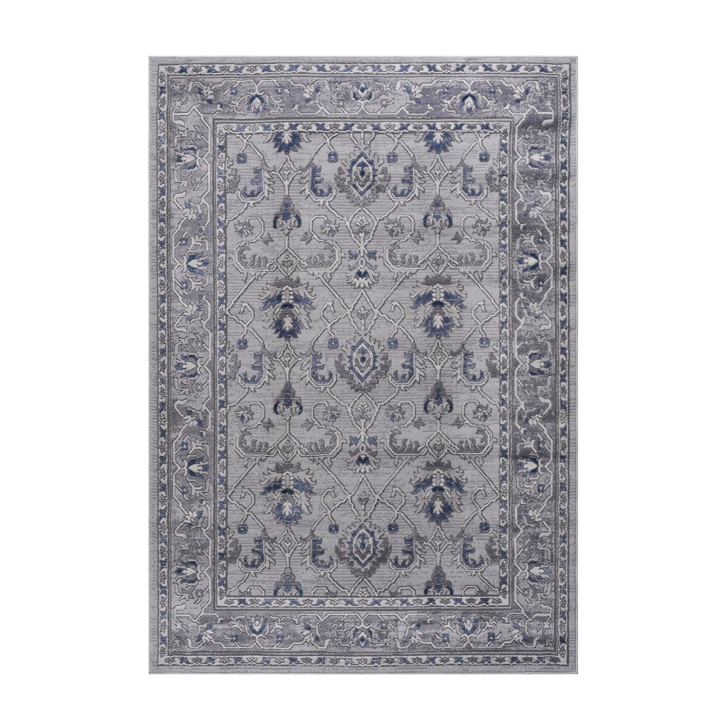 Marfi - 8' X 10' Oriental Area Rug - Gray / Blue