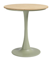 Oswego - Bistro Table - Light Brown / Green