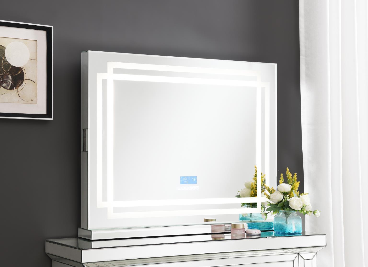 G-445 - Bluetooth Vanity Mirror - Blue