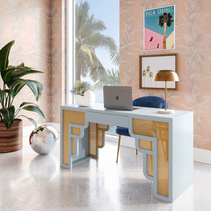 Suzie - Rattan Executive Desk