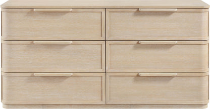 Tiberio - Oak Veneer And Solid Wood Dresser