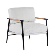 Modern Accent Chair With Cushions, Cozy Seating