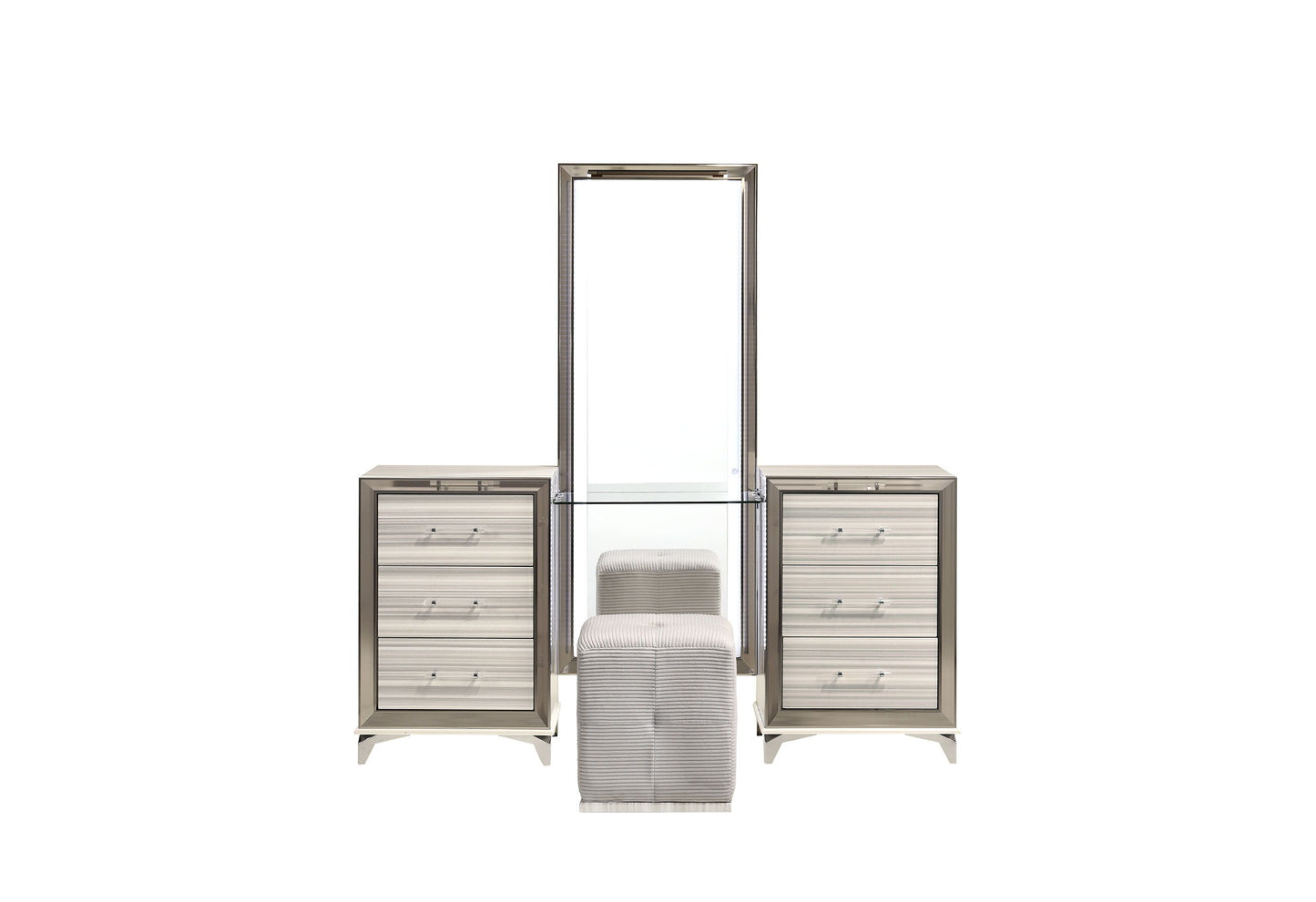 Zambrano - Vanity Set - White