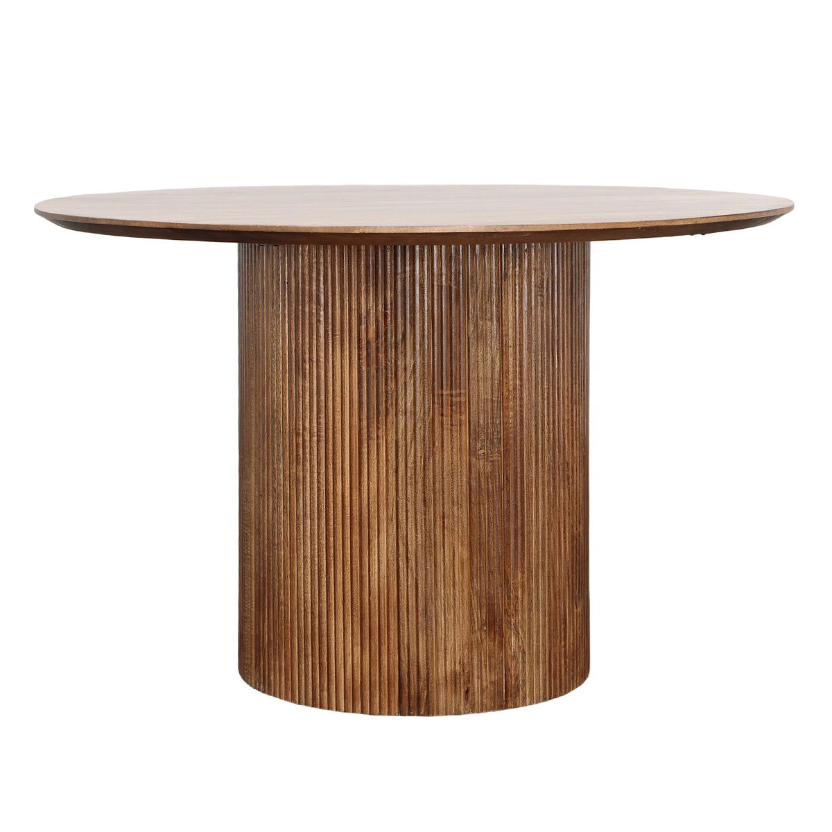 Agustin - Dining Table - Medium Brown