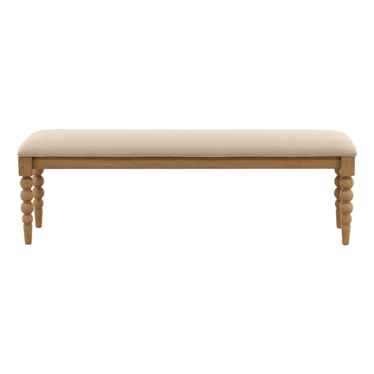 Marcellina - Bench - Beige And Natural
