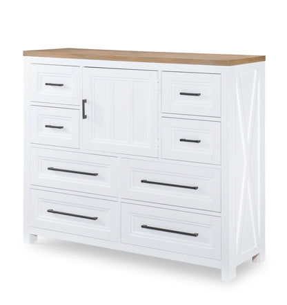 Franklin - Bureau Chest - White