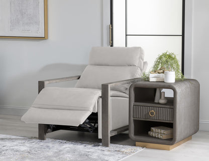 Luna Ravello - Wood Arm Recliner