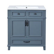 Bathroom Vanity With Sink, Storage Cabinet