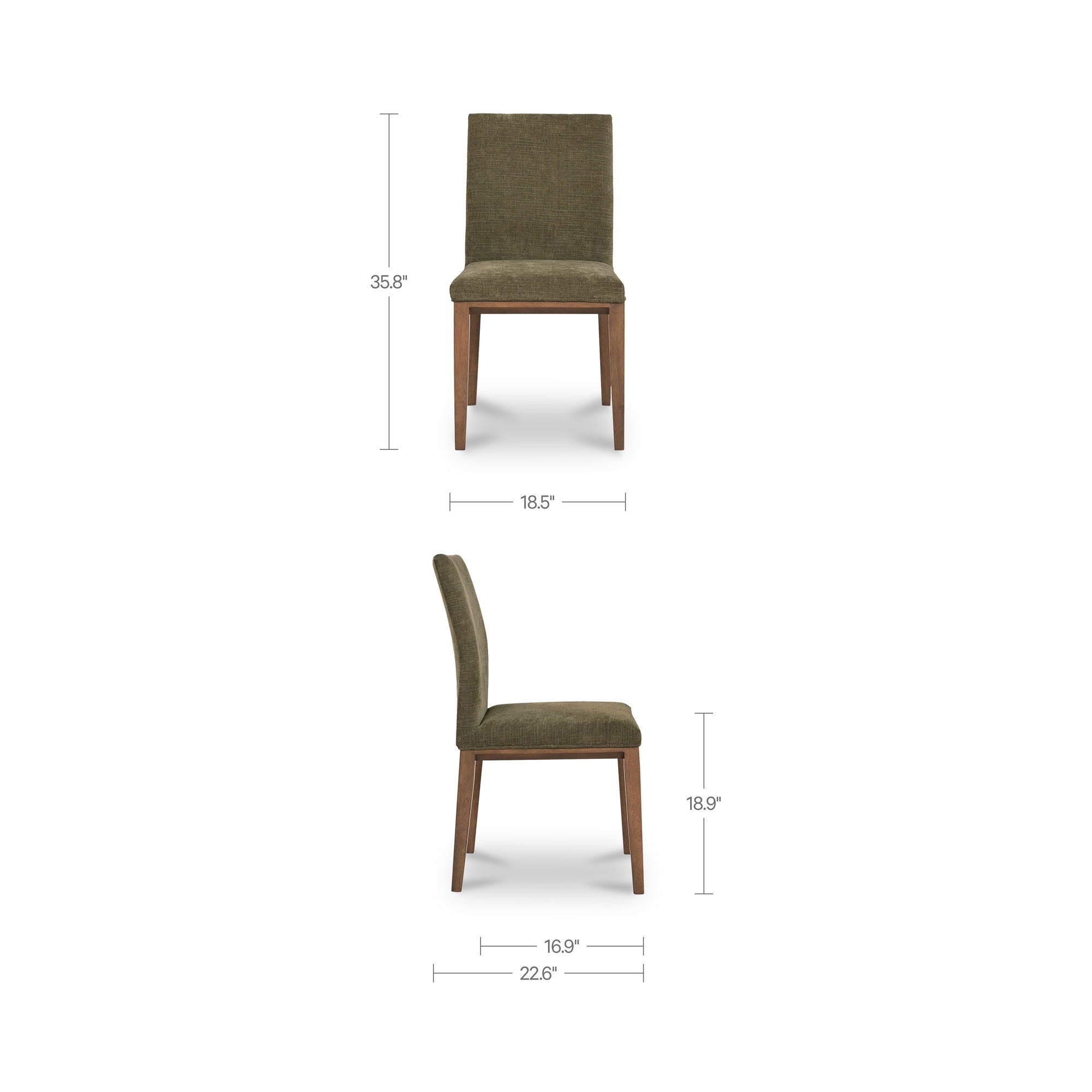 Frankie - Dining Chair (Set of 2) - Olive