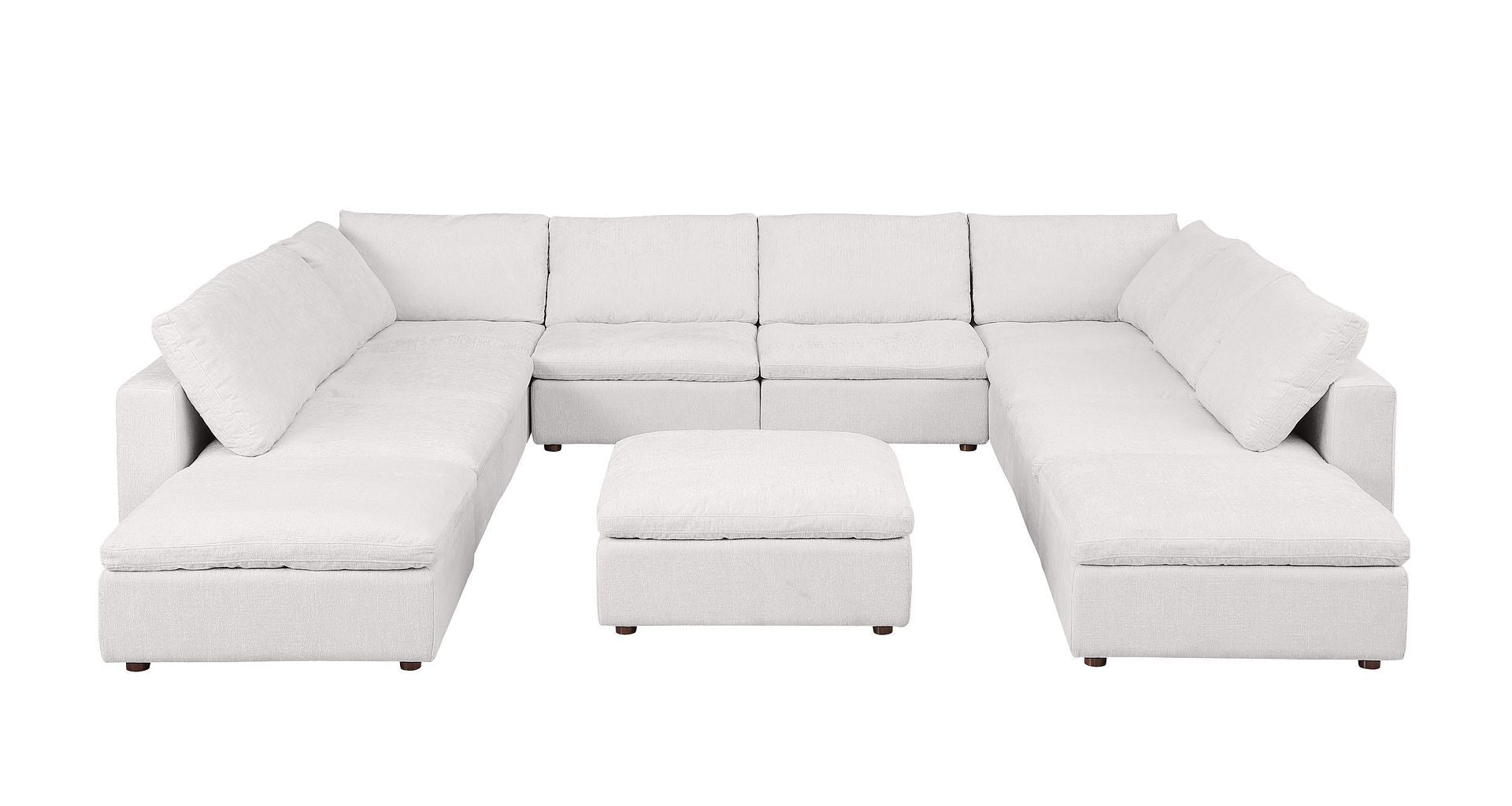 1100 - Top-Grain Italian Leather 11-Piece Sectional With Chaise