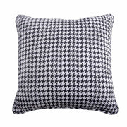 Hamilton - Houndstooth Euro Sham - White / Dark Gray