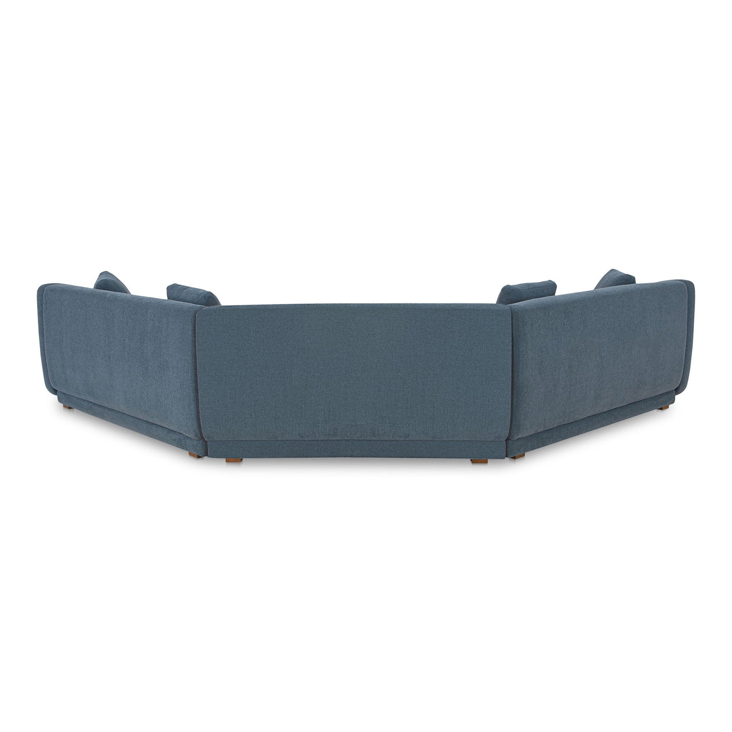 Fraser - 3 Piece Modular Sectional With Wedge Slipper - Deep Blue