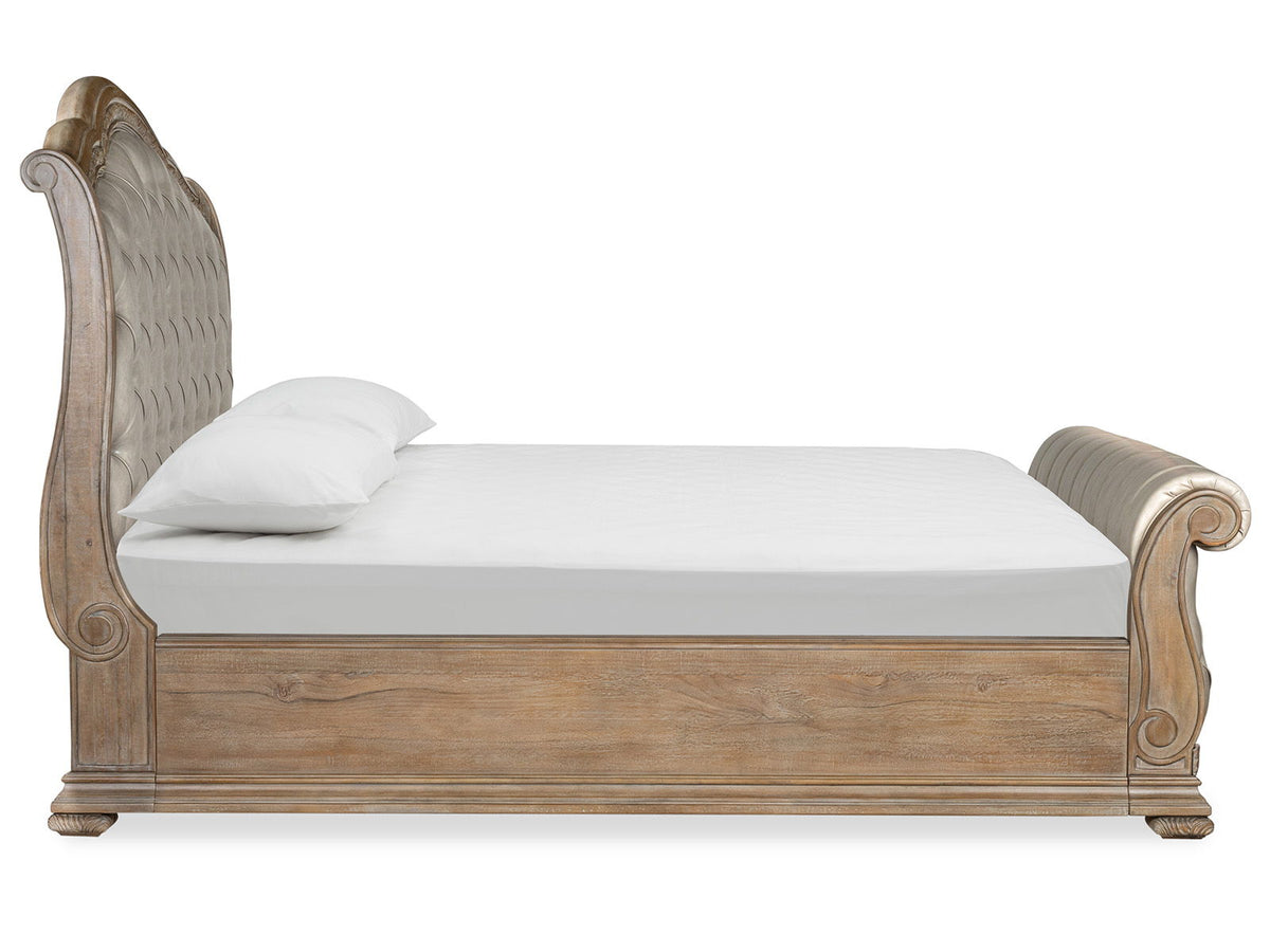 Marisol - Upholstered Sleigh Bed