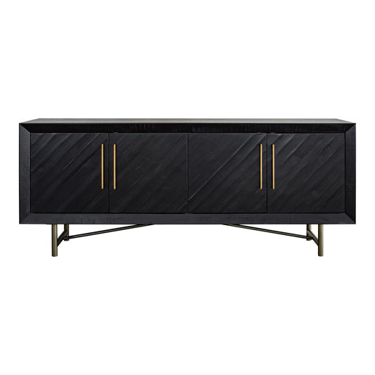 Sicily - 4 Door Sideboard - Black