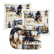 Campfire - Acadia Campfire Sherpa Throw Set (Set of 3) - Copper