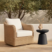 Ruth - Outdoor Side Table - Black