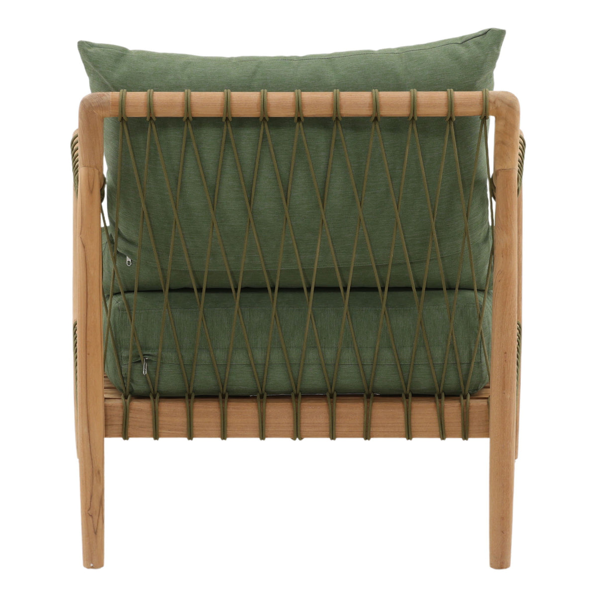 Tahoe - Outdoor Sofa Chair - Green And Natural