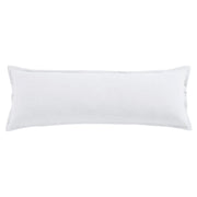 100% French Flax Linen - Long Lumbar Pillow - White