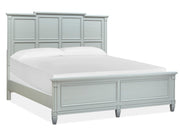 Glenbrook - Complete California King Panel Bed - Pebble