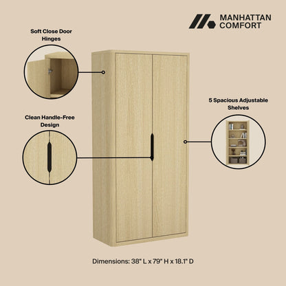 Rivington - Bookcase Cabinet