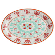 Western Melamine - Serving Platter - Red / Turquoise