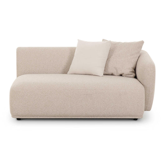 Sylvie - Right Arm 2-Seater Loveseat - Cream